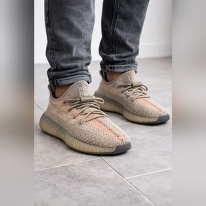 Adidas Yeezy Boost 350 V2 Sand Taupe Sneakers FZ5240 Athletic Shoe Men Size 6.5